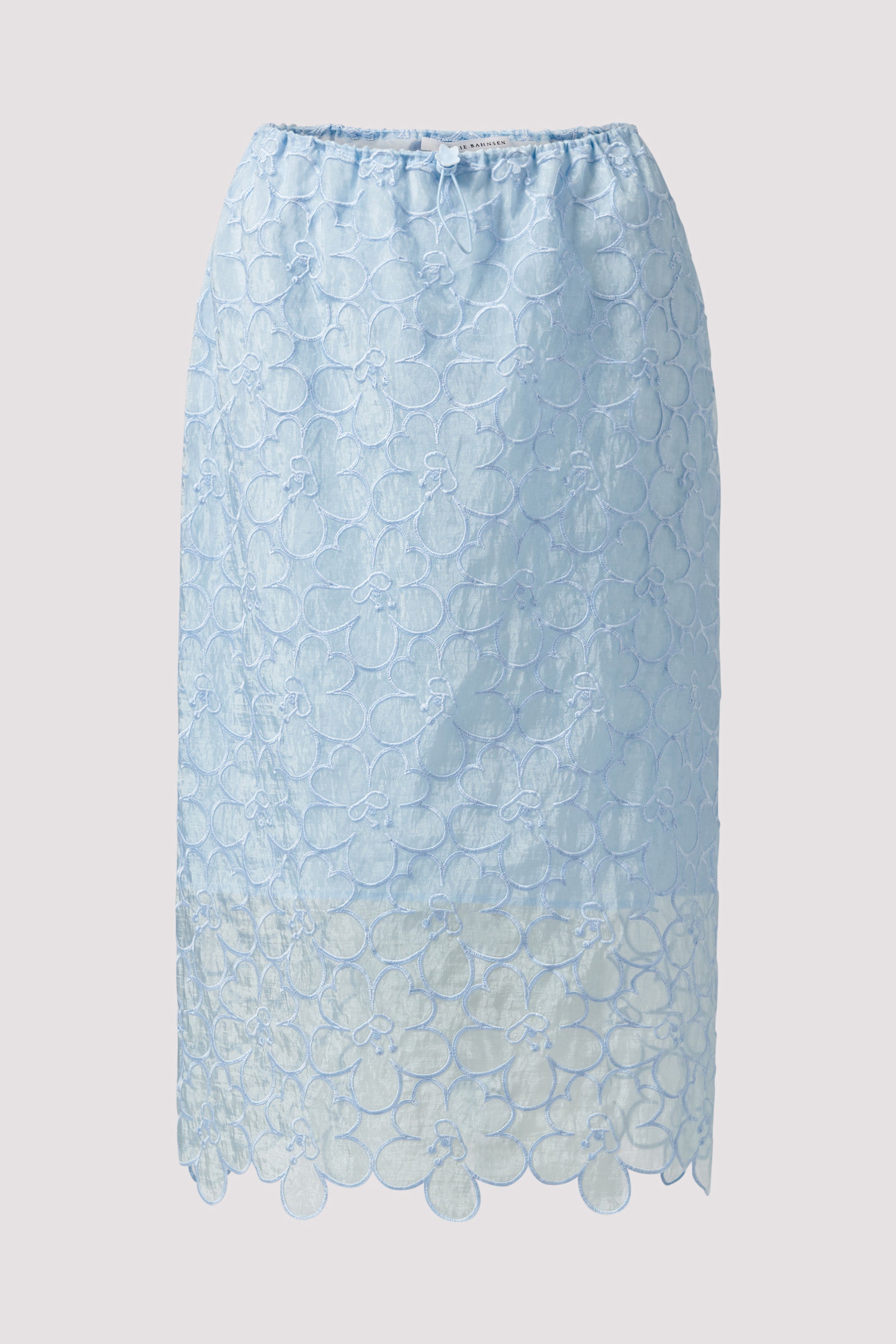 Cecilie Bahnsen Blue Bria Felicia Embroidery Skirt