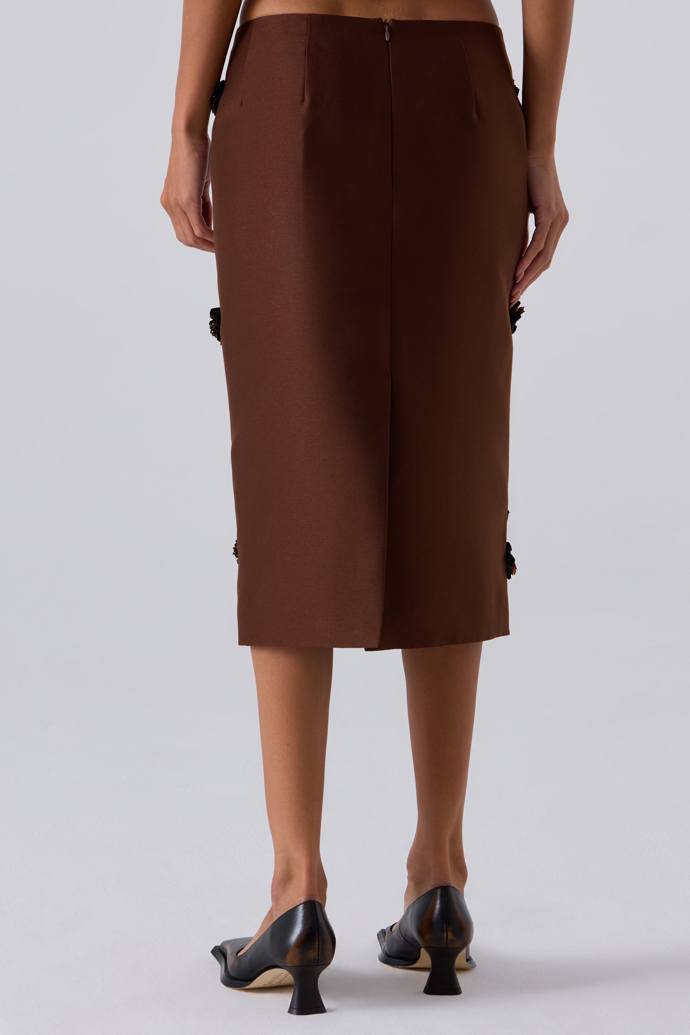 新品未開封☆Wellness　Twist Slit Skirtブラウン S Edikted Kenzie Slit Maxi Skirt | PacSun