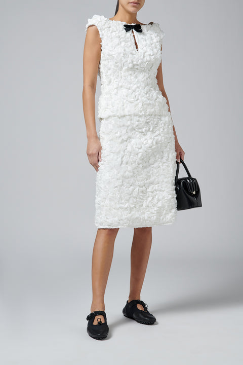 White A-Line Skirt