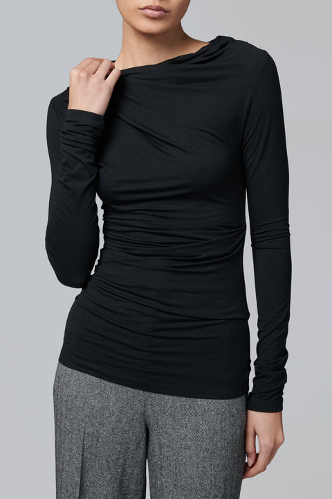 Black Drape Top