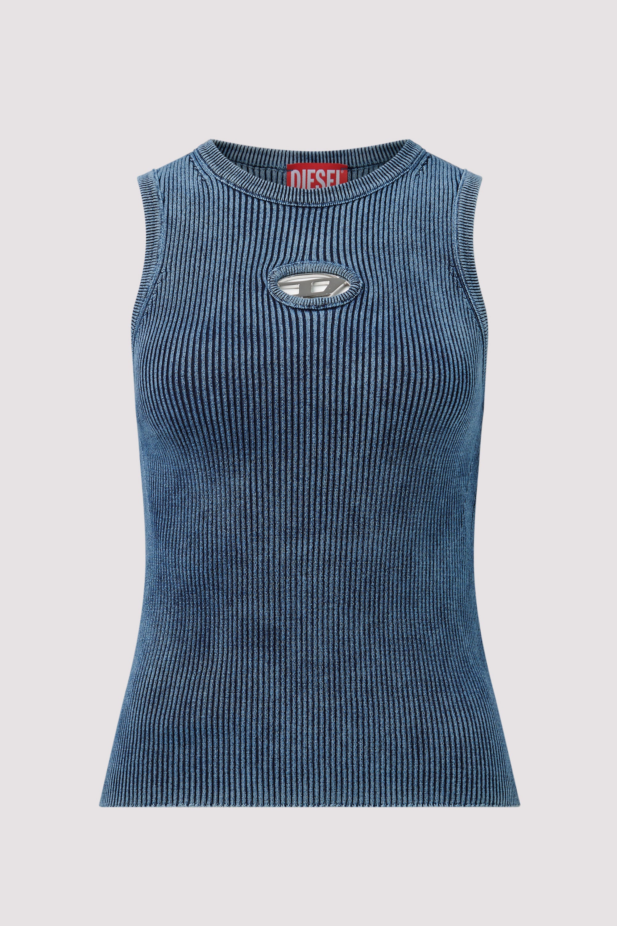 Diesel Blue Logo Knit Tank Top - Fabric of Society