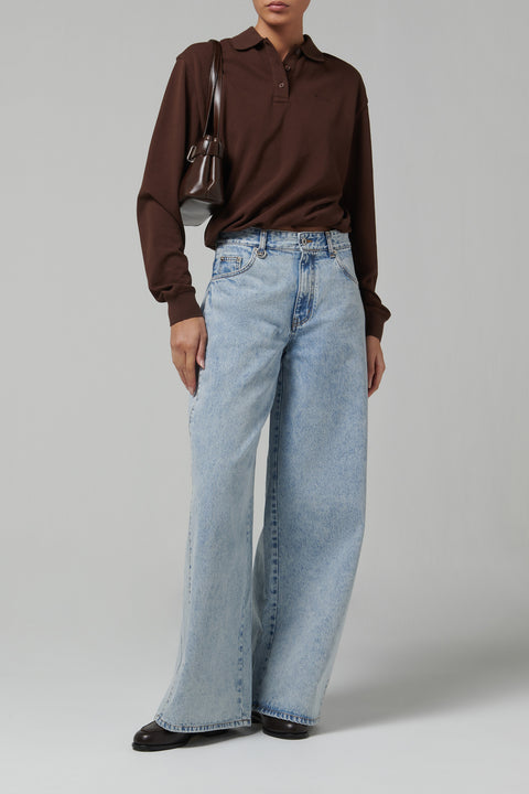 Brown Twist Polo Shirt