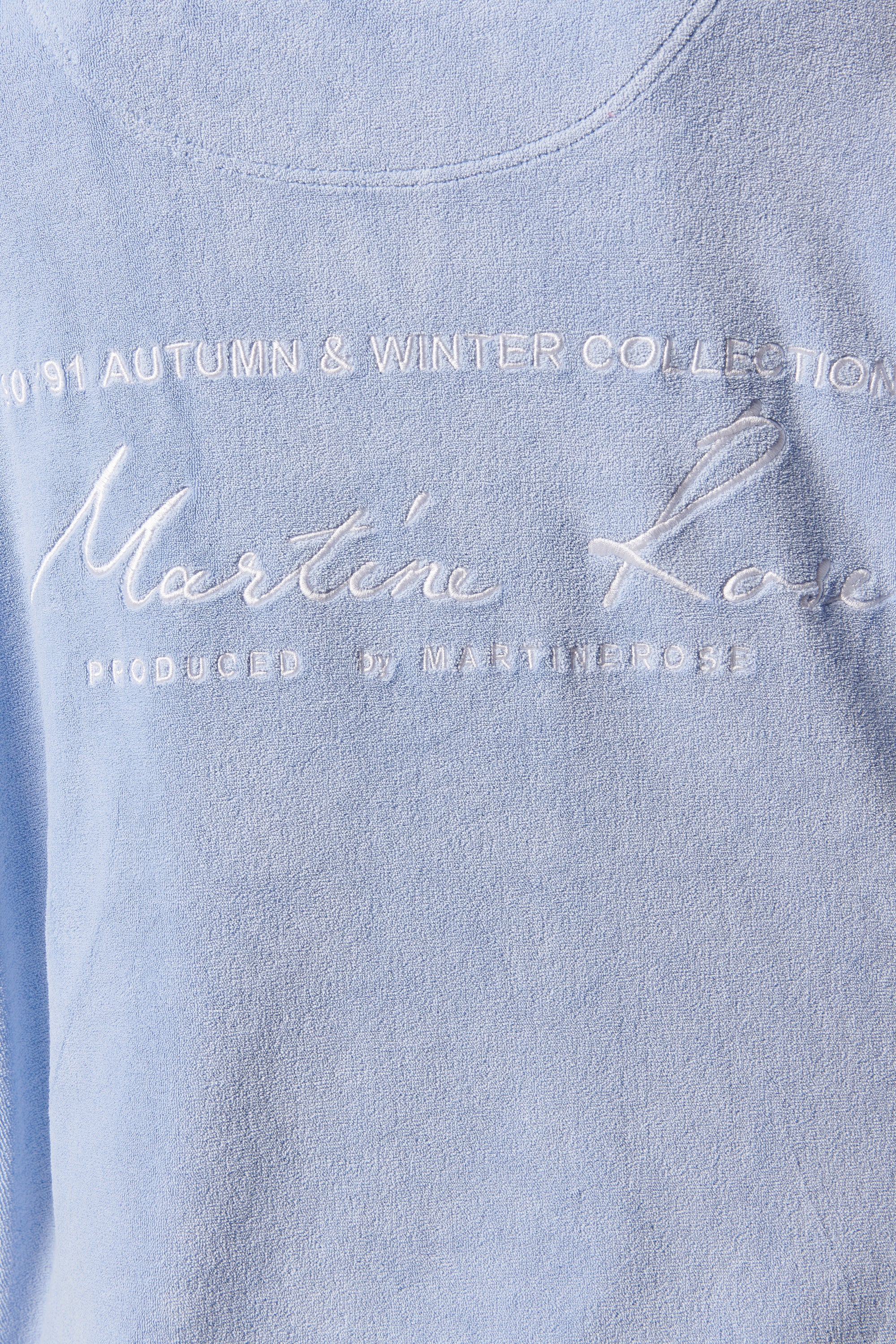Martine Rose Blue Classic Hoodie - Fabric of Society