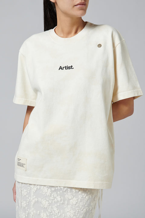 White 'The Artist' Aged T-Shirt