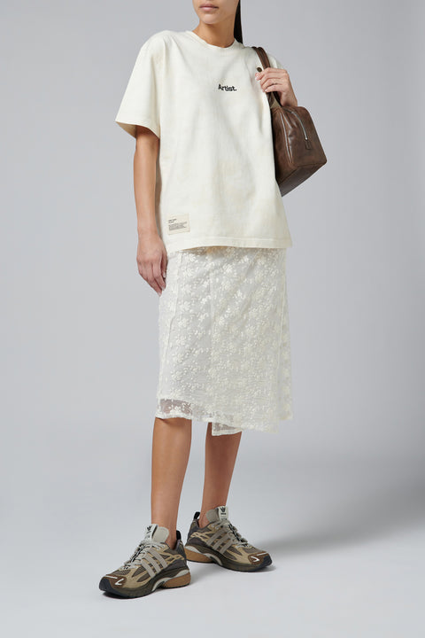 White 'The Artist' Aged T-Shirt