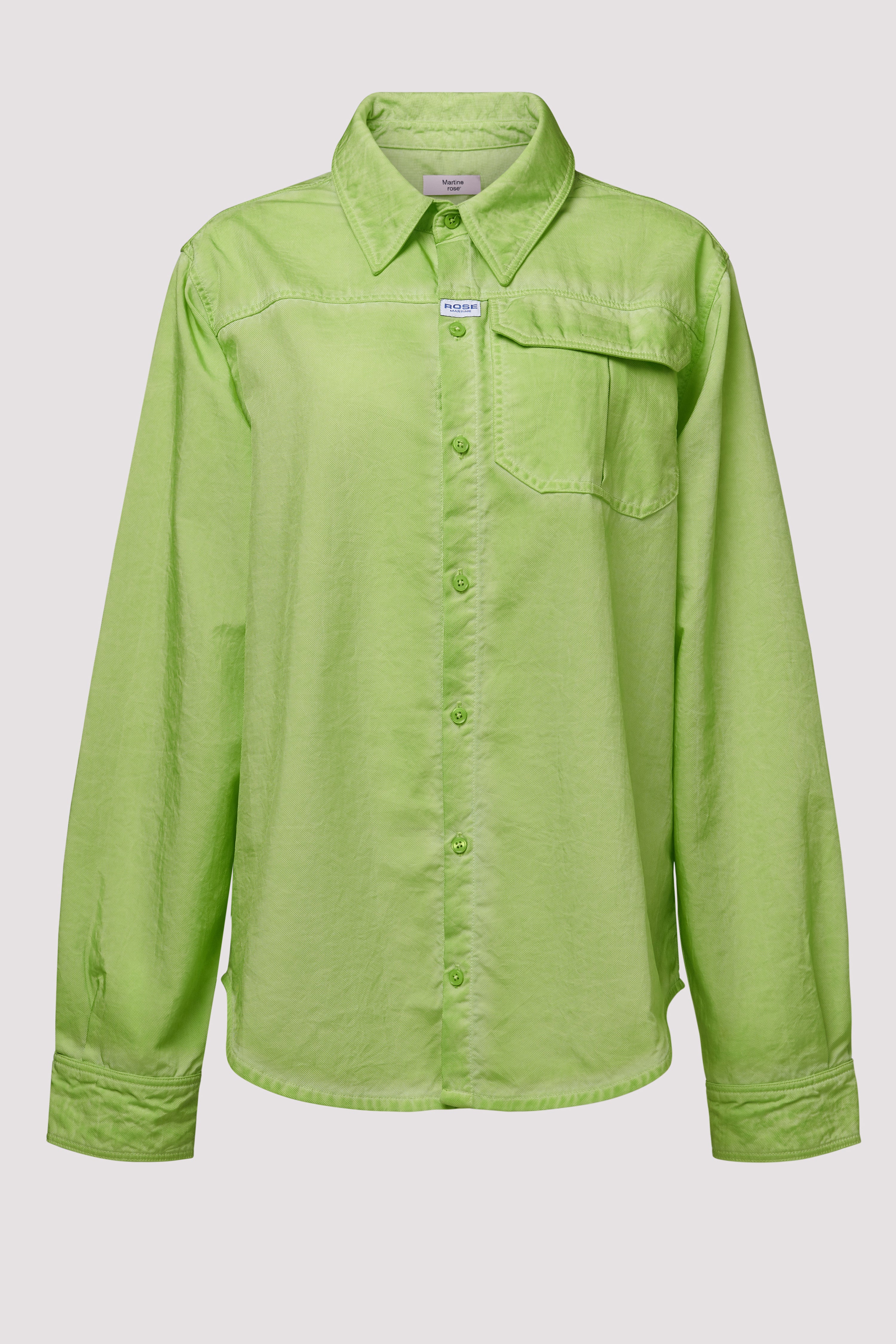 Martine Rose Green Cargo Shirt