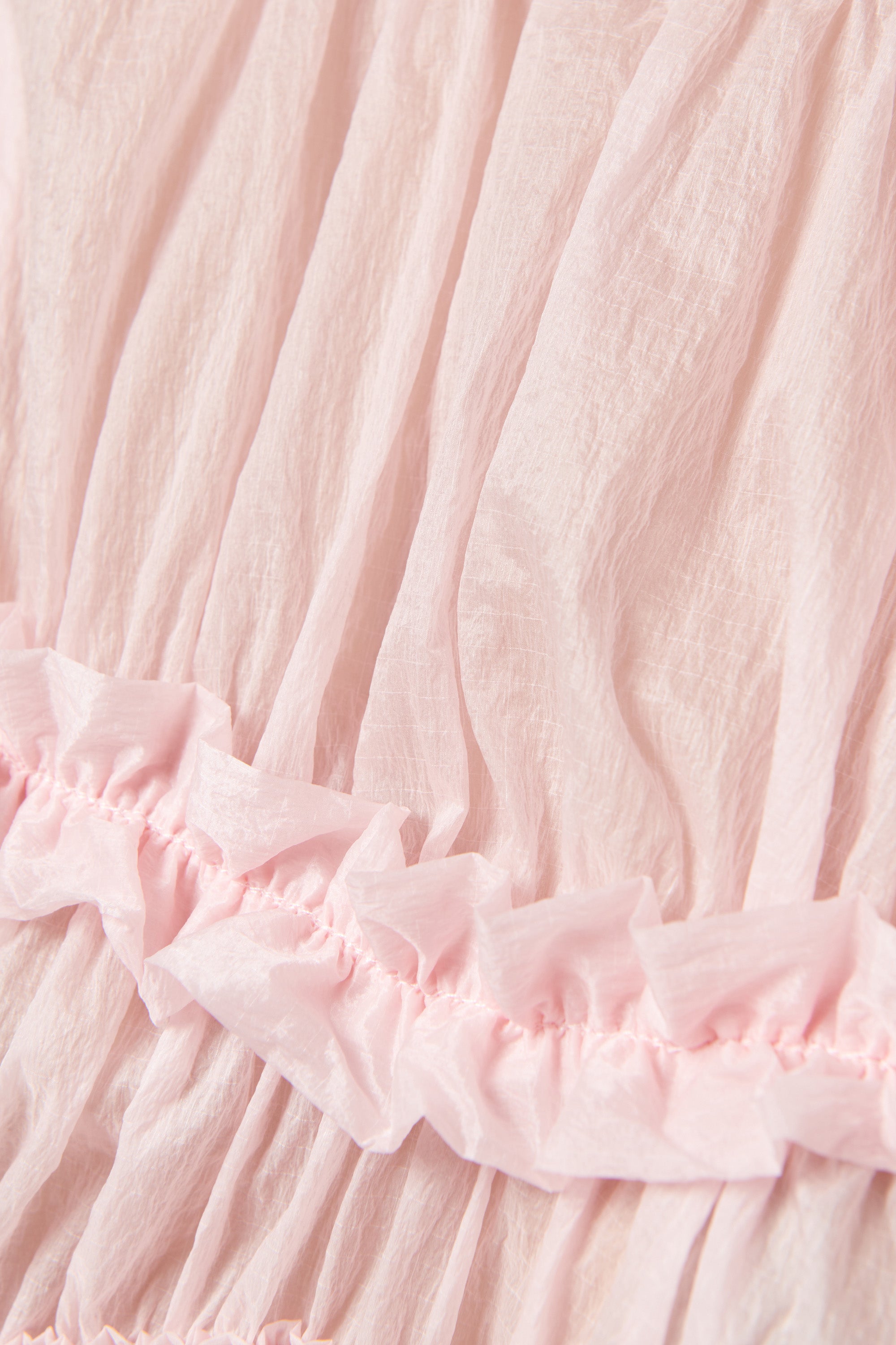 Cecilie Bahnsen Pink Uphi Sheer Ripstop Top