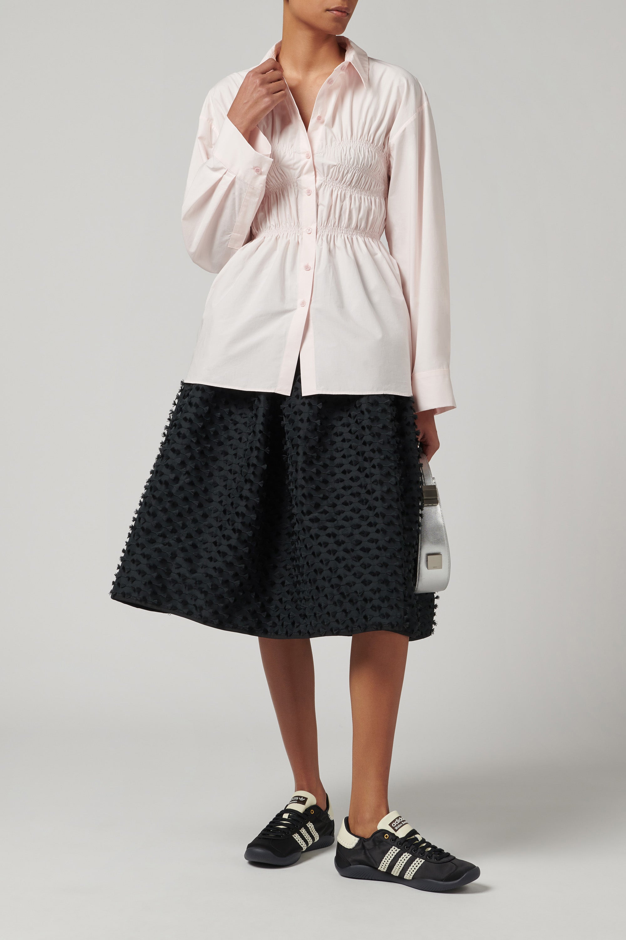 Cecilie Bahnsen Pink Braxton Cotton Shirt