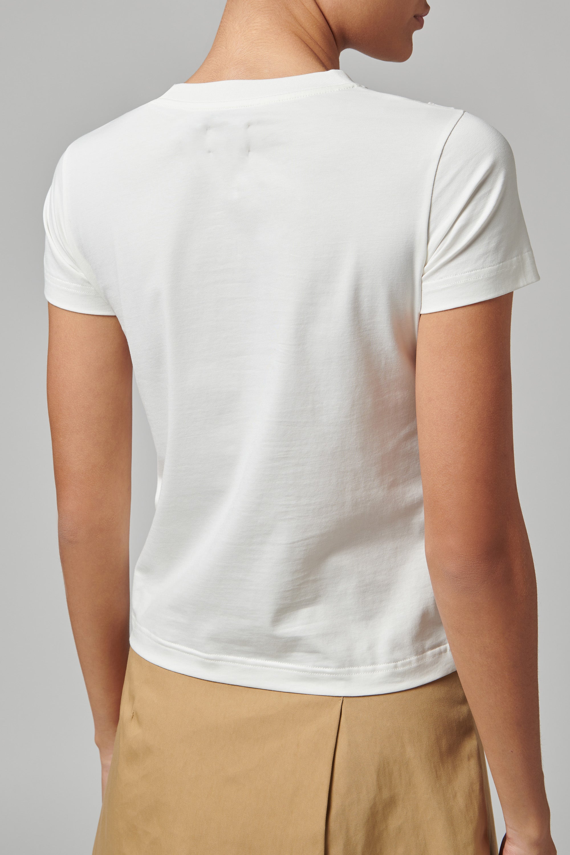 Feng Chen Wang White Double Panel T-Shirt