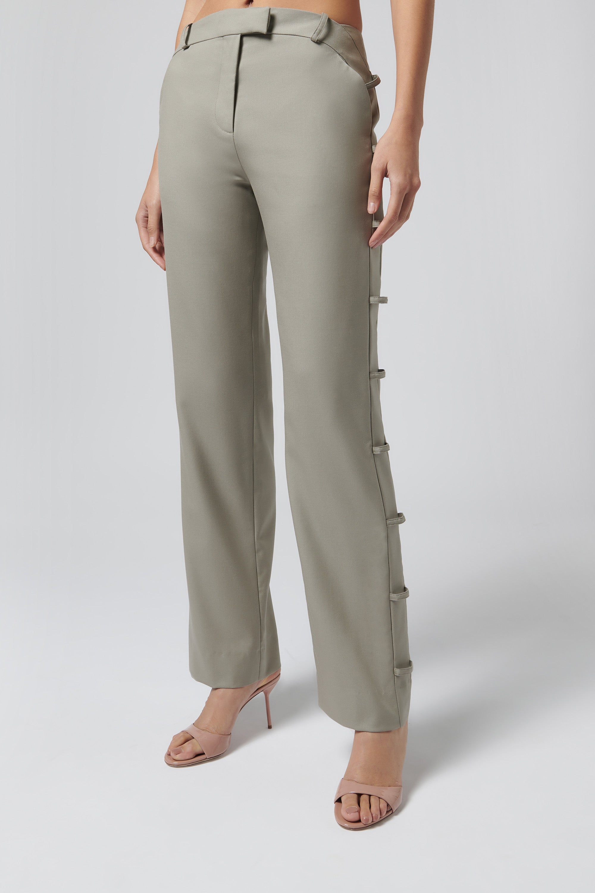 SRVC Sage Serpentine Tailored Pants