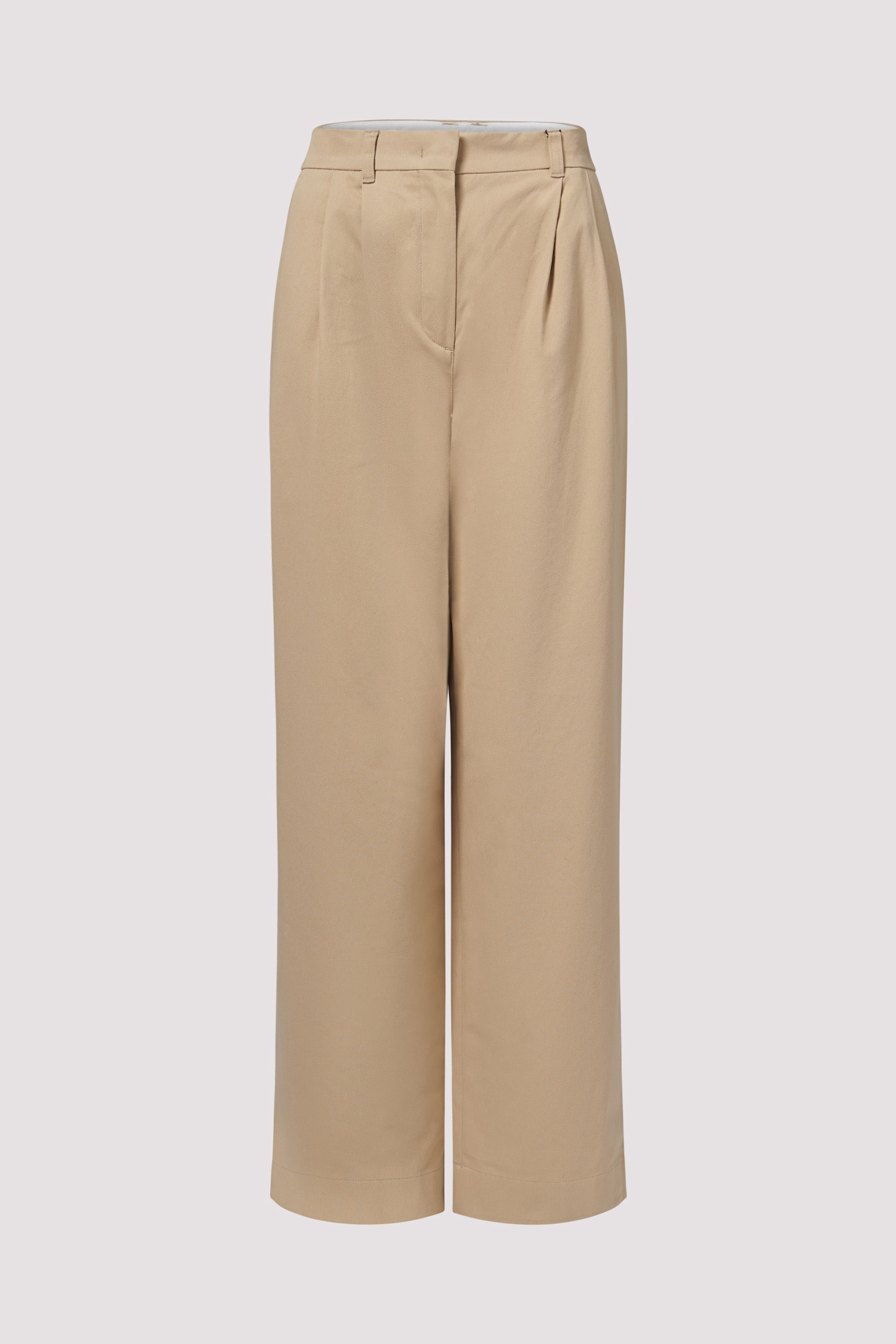 Dunst Double Pleated Wide Chino Slacks