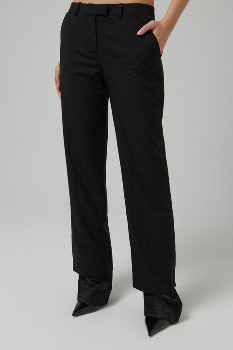 Black Gemini Tailored Pants