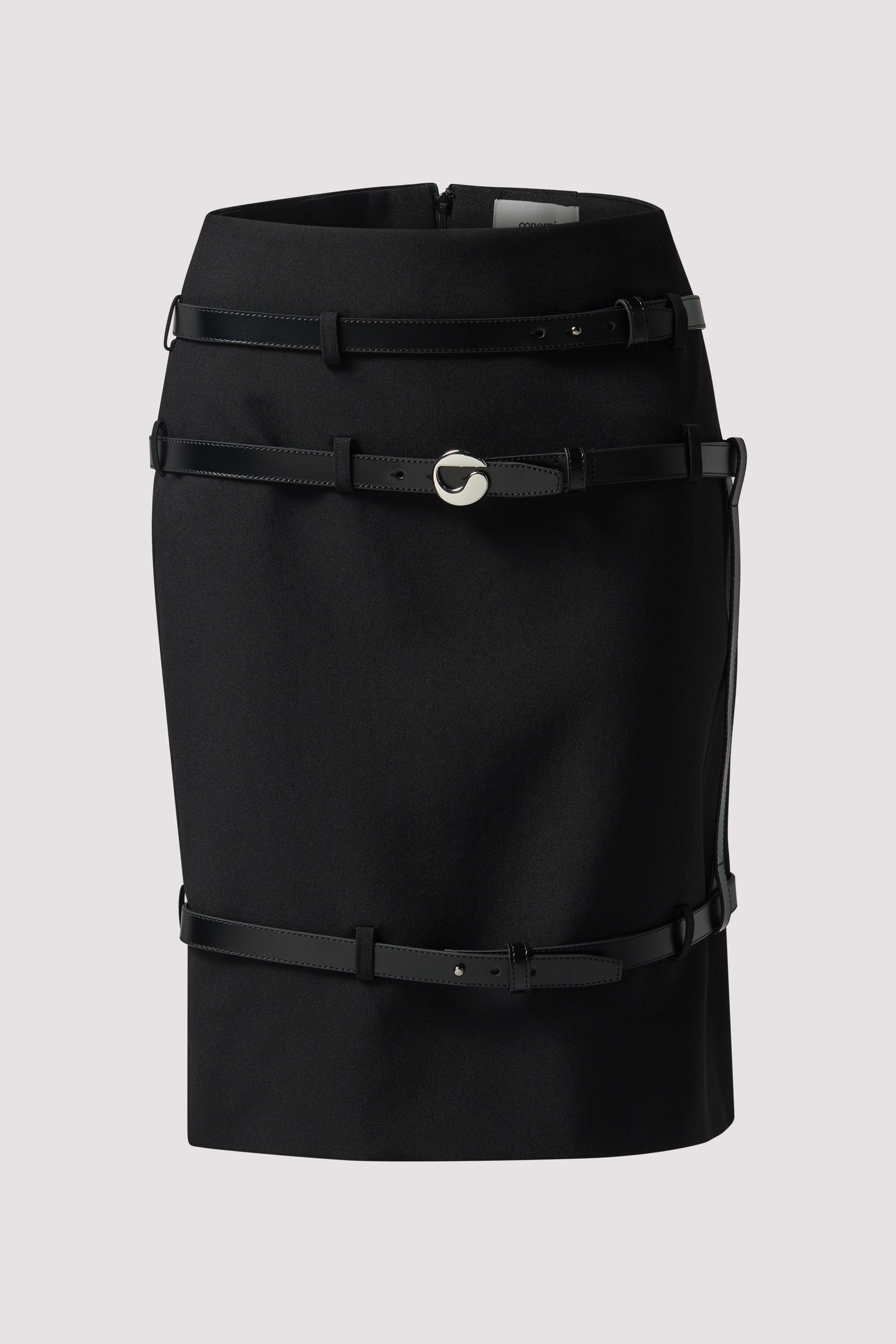 Coperni Black Multi Belt Skirt