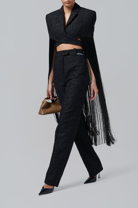 Black Straight Leg Pants