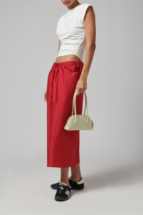 Beige Bessette Shoulder Bag