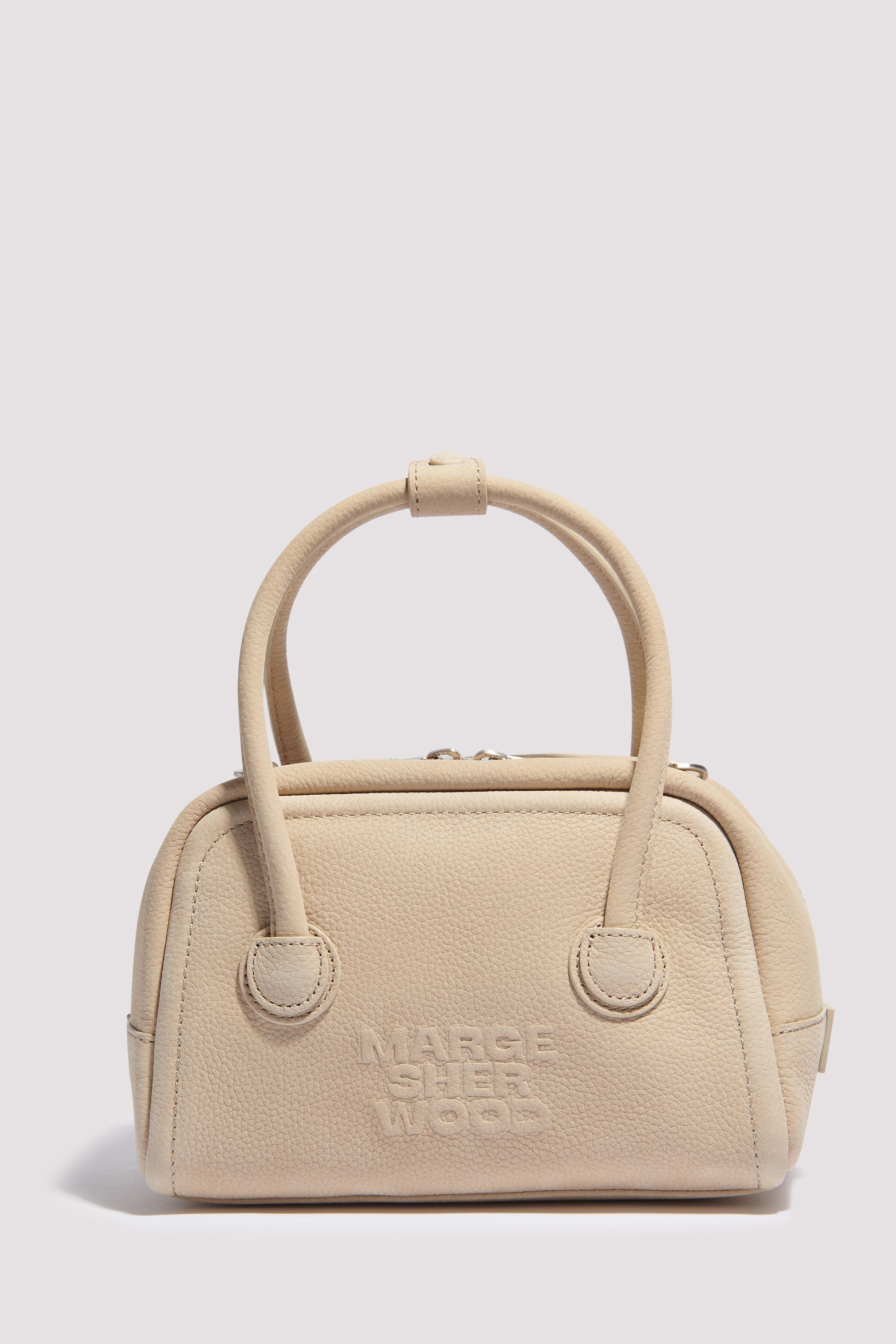 ★MARGE SHERWOOD★ SOFT TOTE MINIcream plain CC047622_CRPN Marge Sherwood Beige Soft Tote Mini Bag - Fabric of Society
