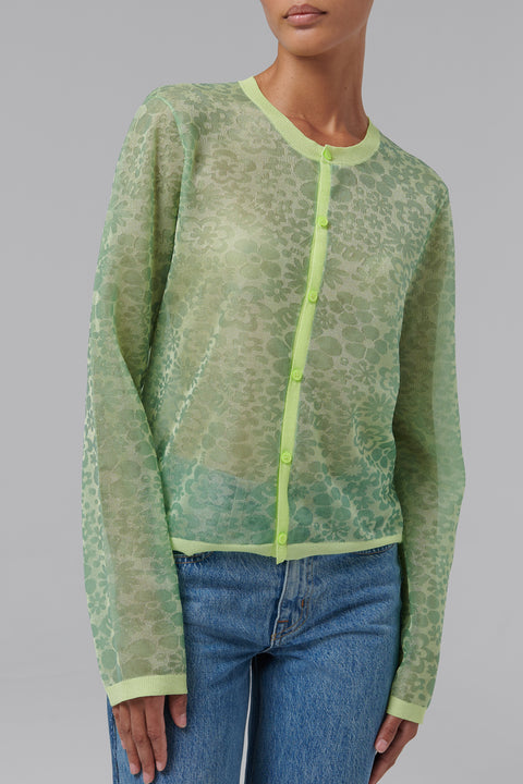 Green Granny Cardigan