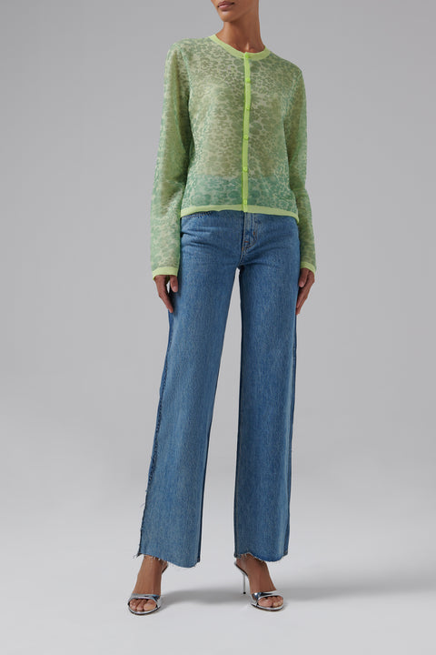 Green Granny Cardigan