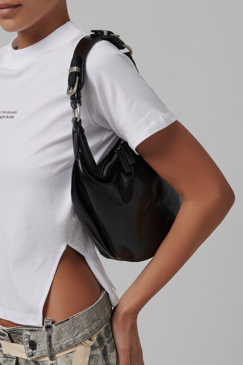 Black Pumpkin Shoulder Bag