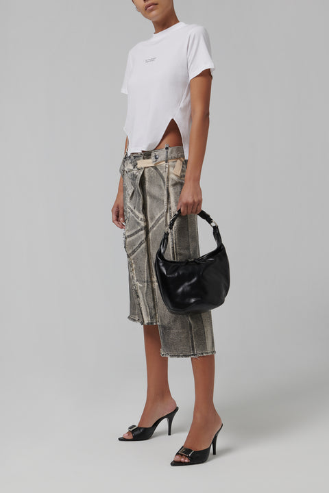 Black Pumpkin Shoulder Bag