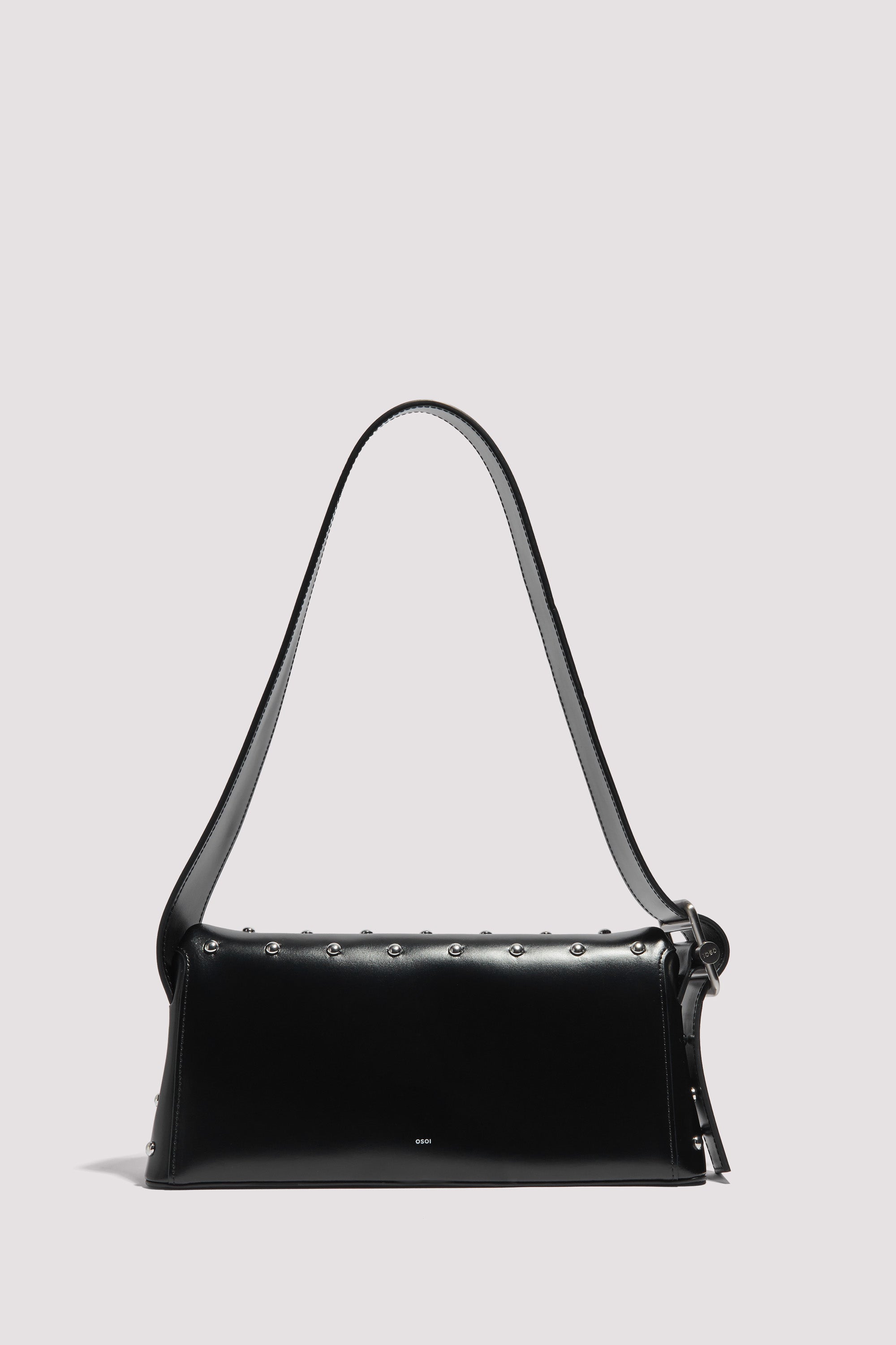 Osoi Black Folder Brot Bag With Stud