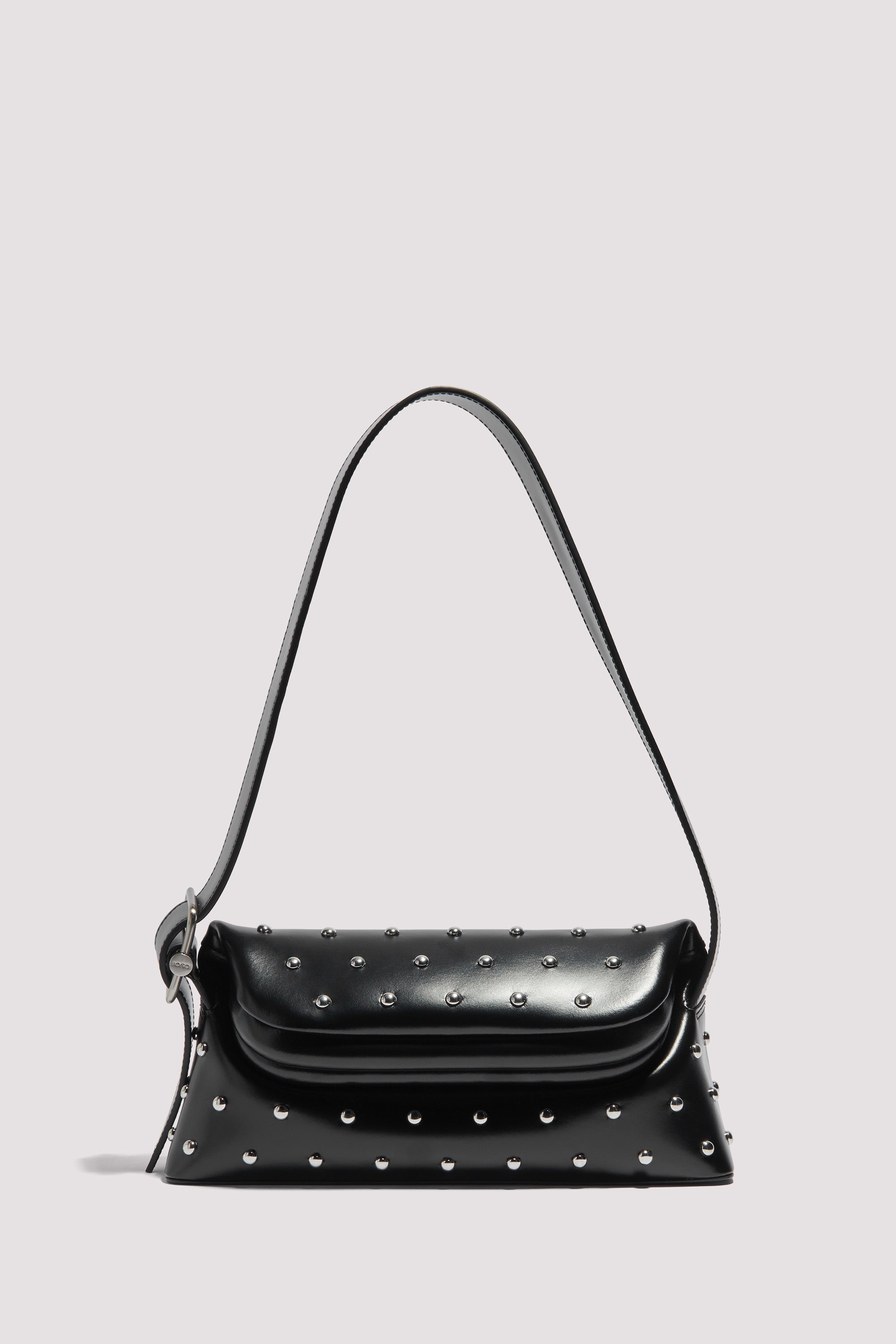Osoi Black Folder Brot Bag With Stud