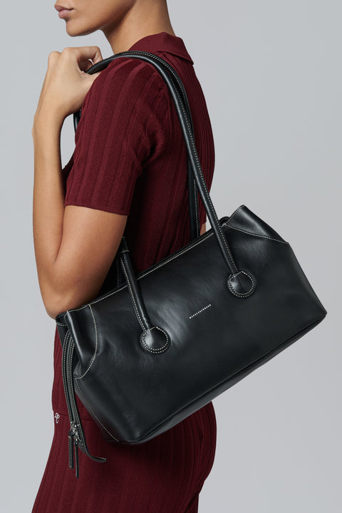 Black Large Boat Shopper