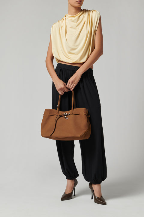 Brown Large Grandma Used Bag