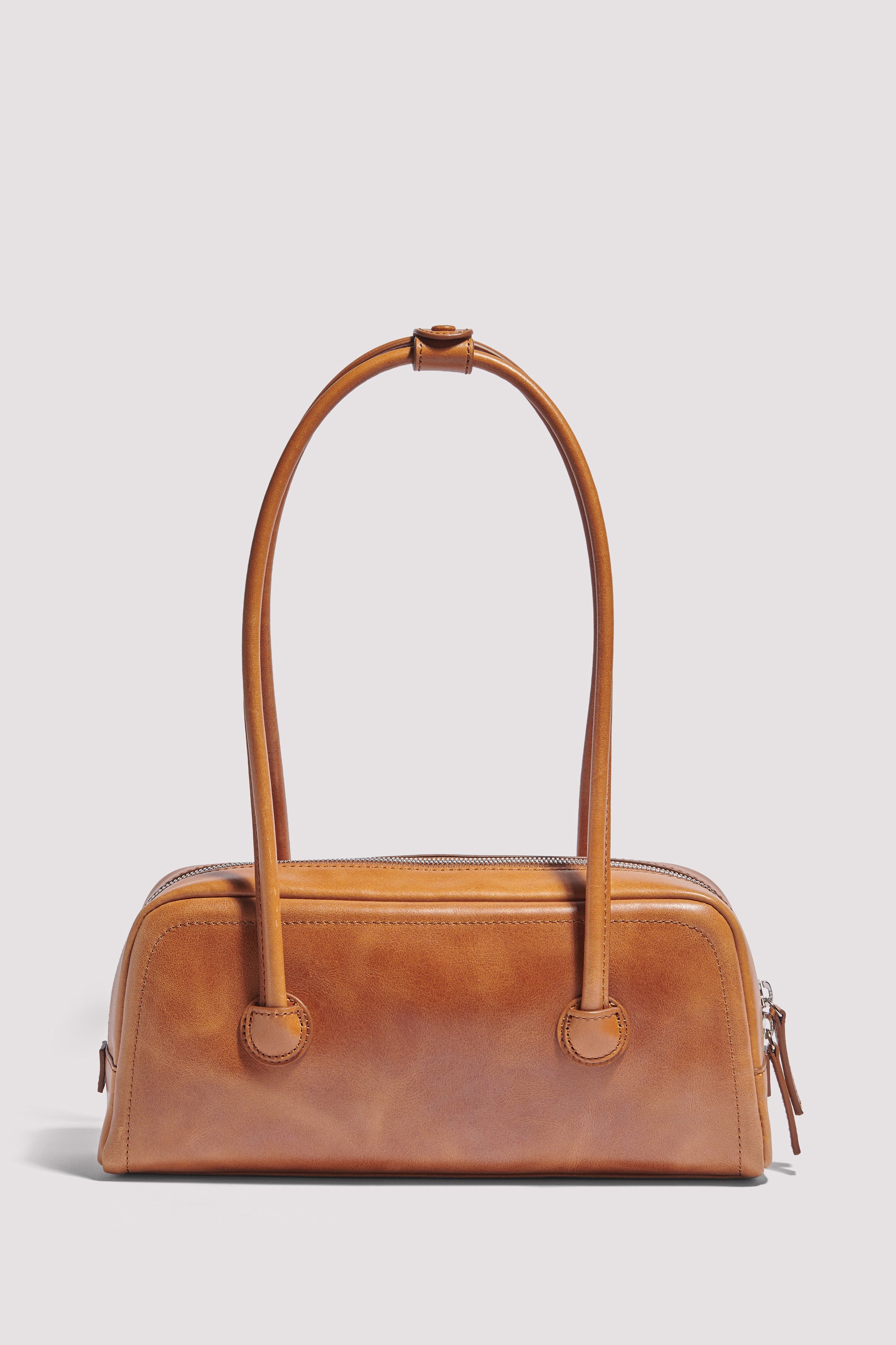 Marge Sherwood Brown Soft Baguette Bag