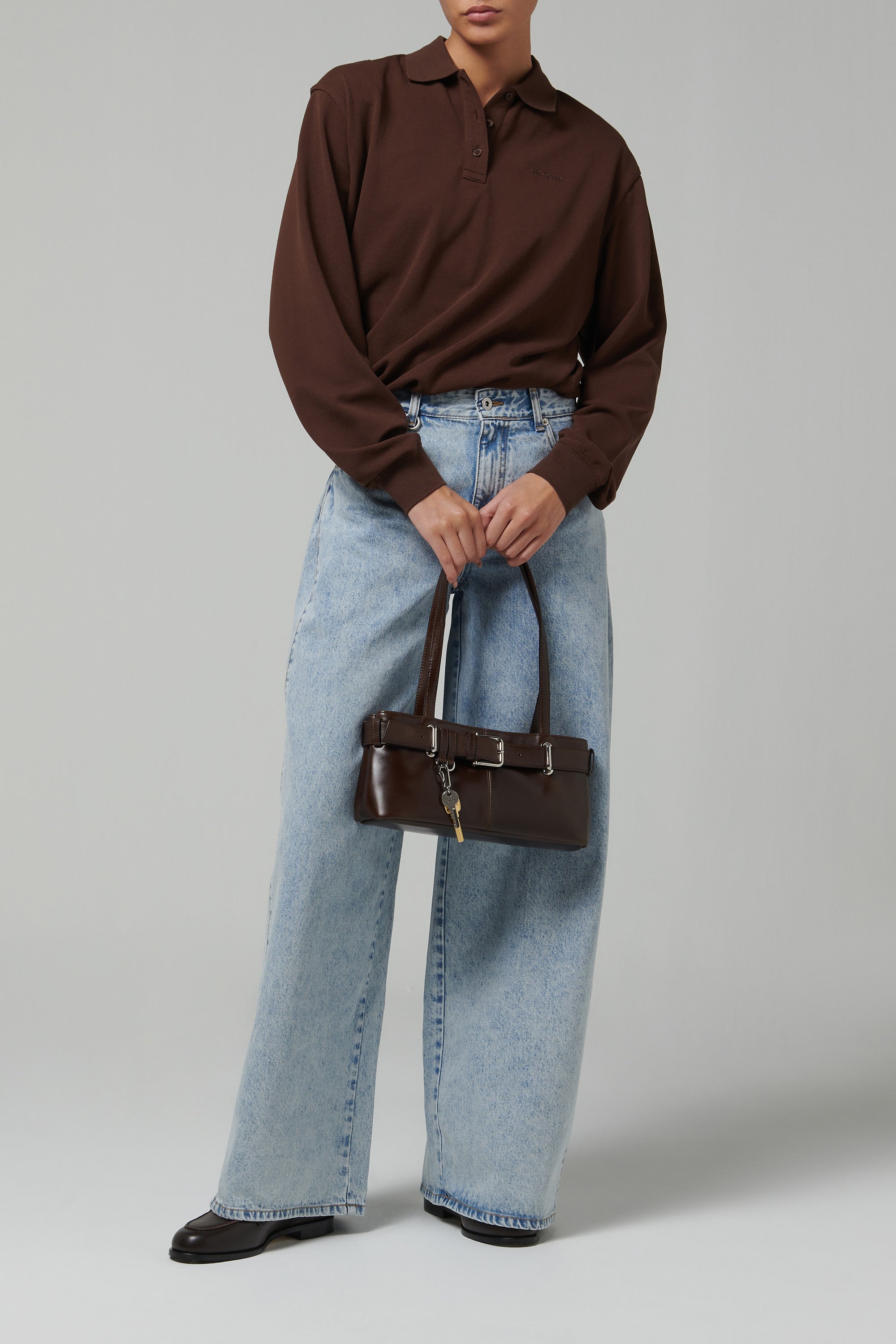 Osoi Brown Brocle Shoulder Bag