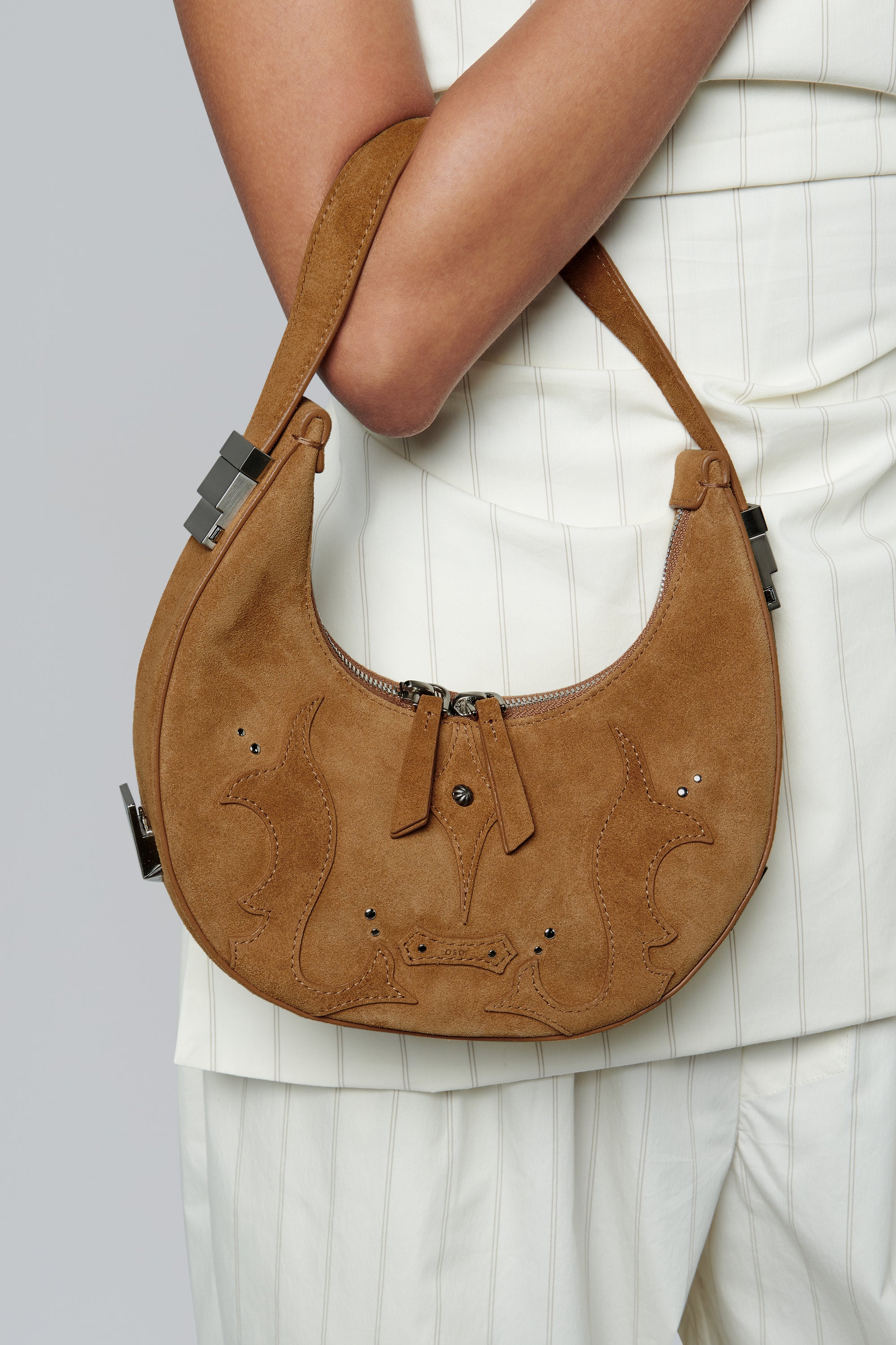 Osoi Brown Toni Suede Mini Bag