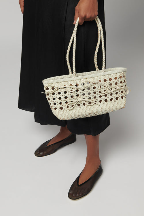 Osoi White Biscuit Shoulder Bag
