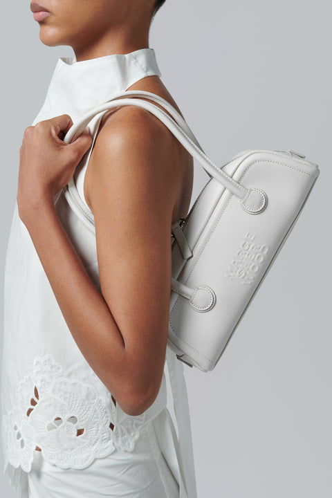 White Soft Boston Ew Mini Bag