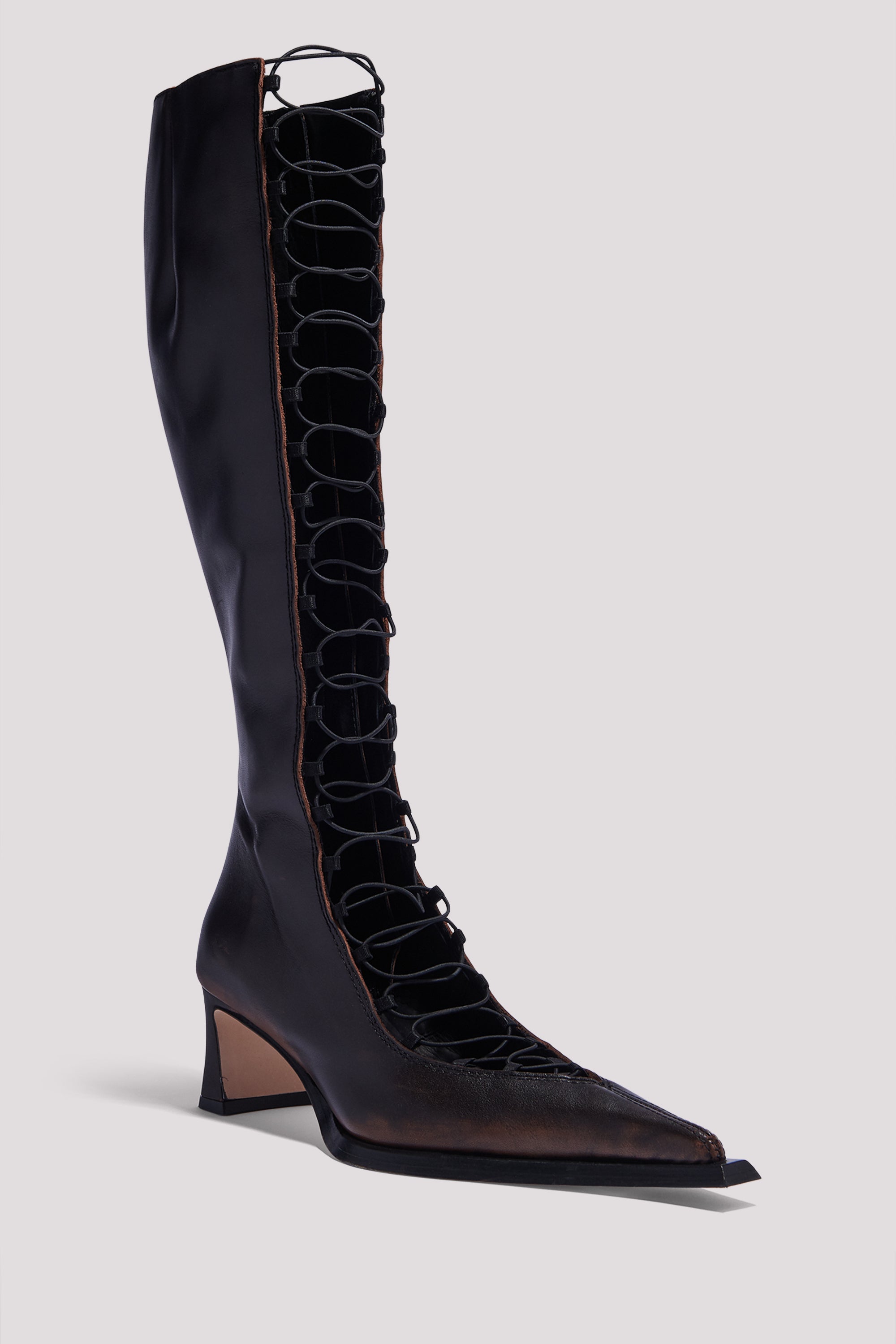 MIISTA Brown Melinda 55 Leather Boots