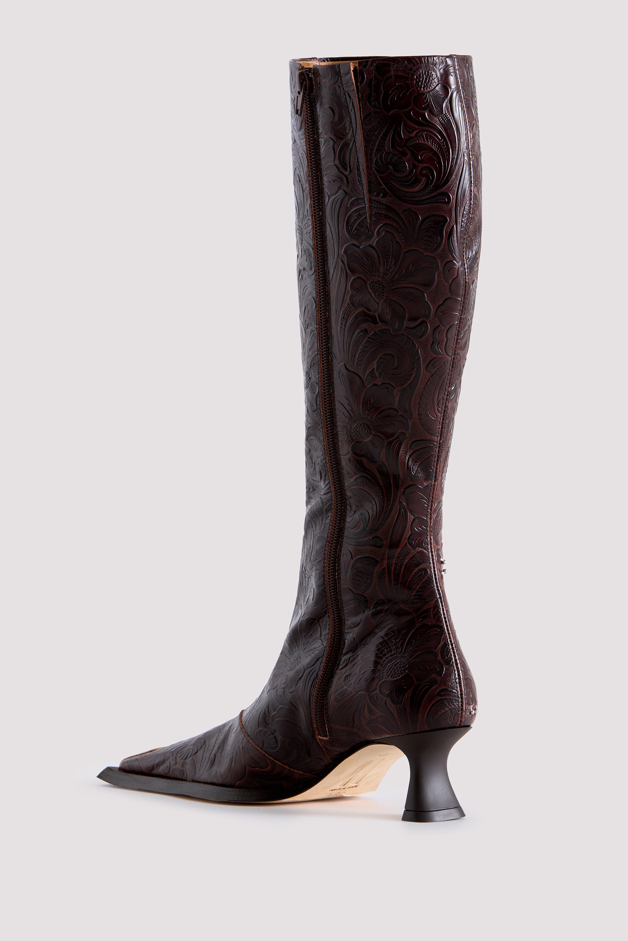 alfreda midi dress MIISTA Brown Alfreda 50 Tall Boots
