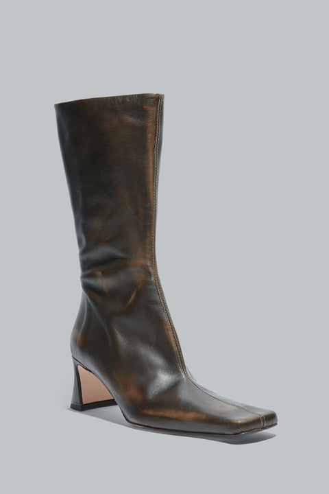 Vintage Brown Araxi 55 Leather Boots