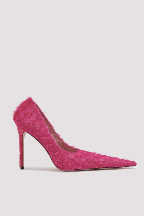 Pink Extended Toe Stiletto Heel Pumps