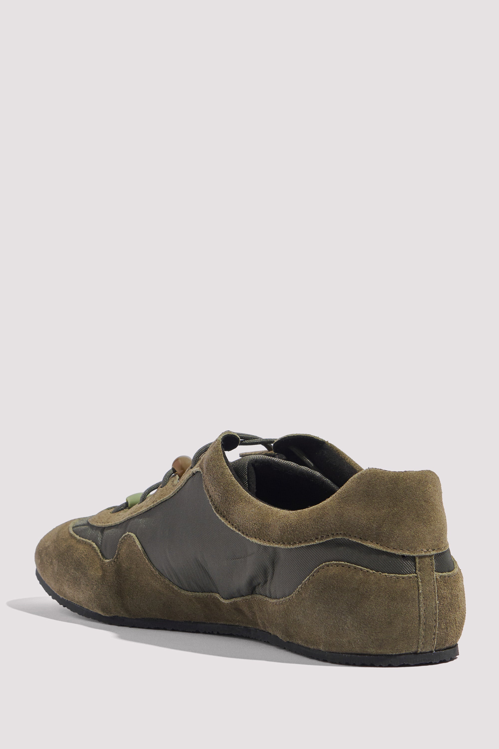 Cecilie Bahnsen Olive Suede Blaise Sneakers