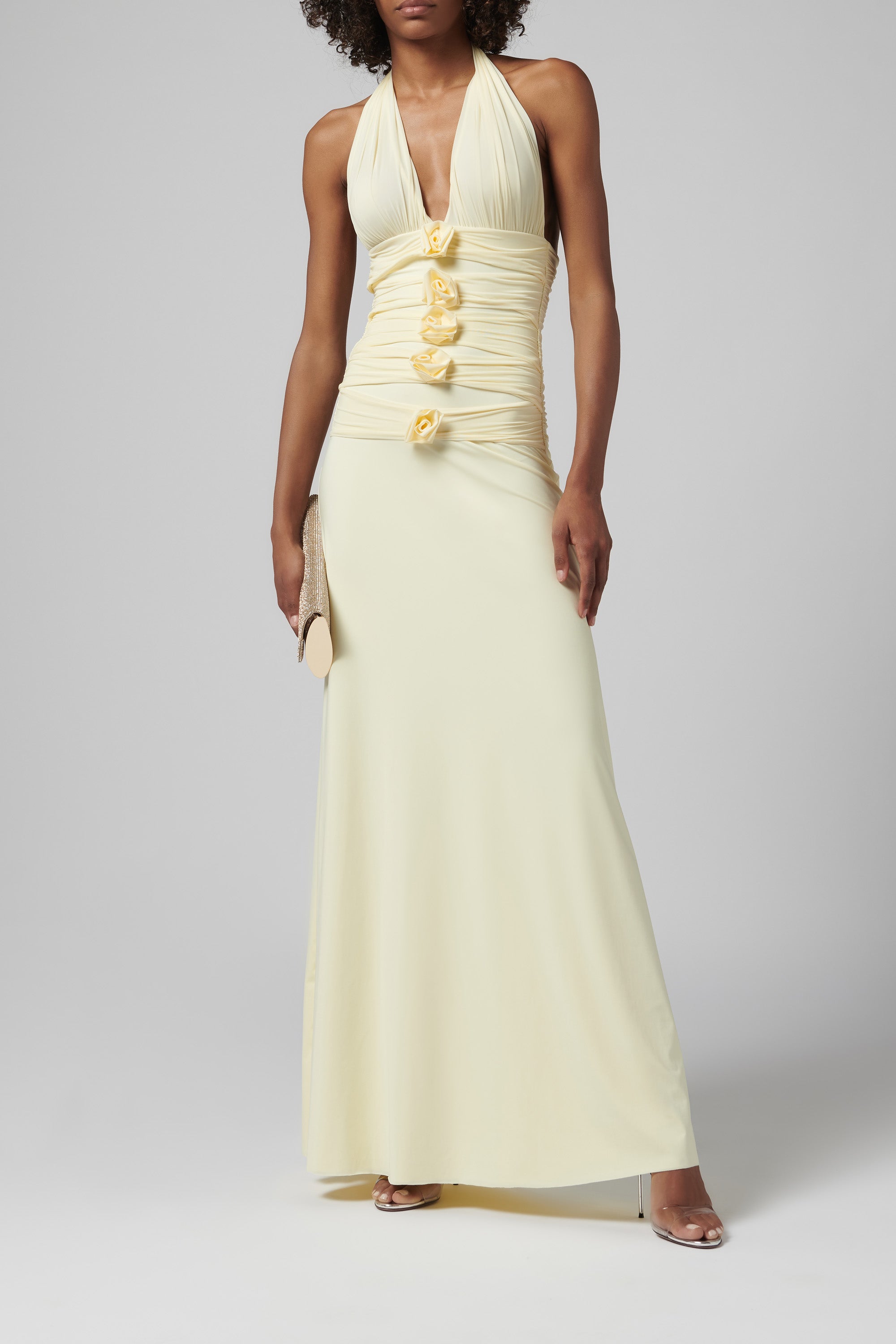 slim fit dress slacks Chiara Elegant Satin Dress – CIEL main image 0