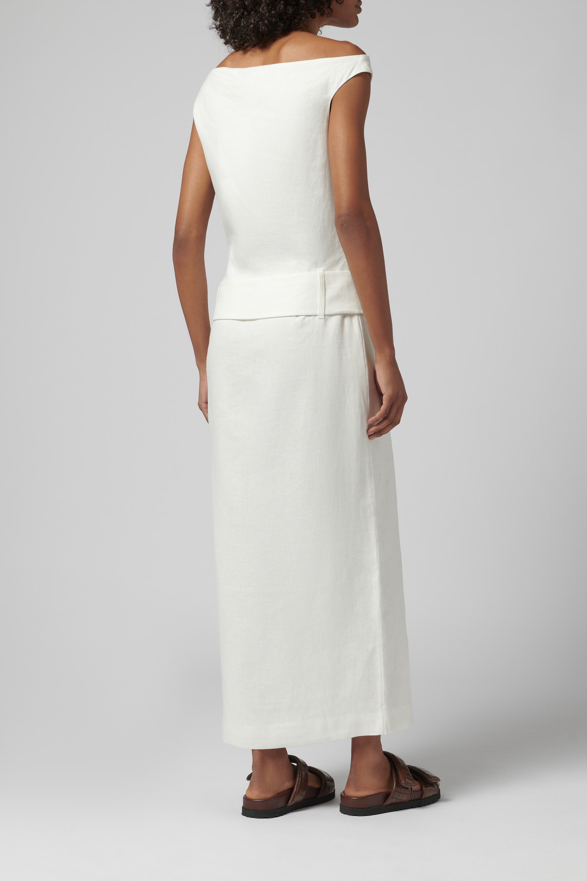 Sir. Ivory Raquel Midi Dress