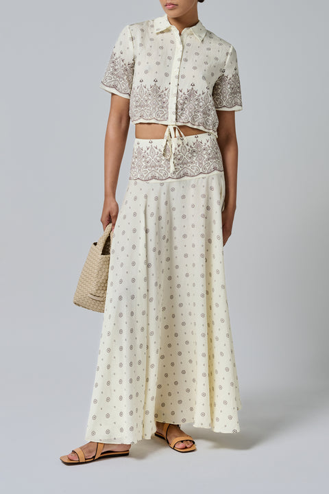 Beige Rylie Skirt