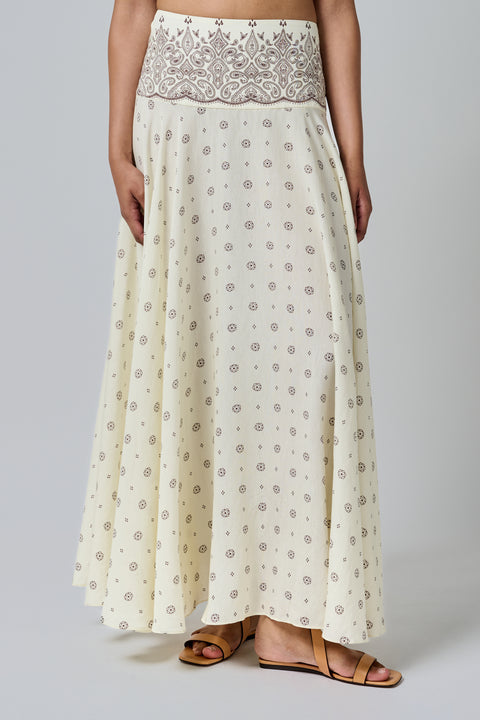 Beige Rylie Skirt