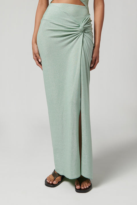 Green Gwen Midi Skirt
