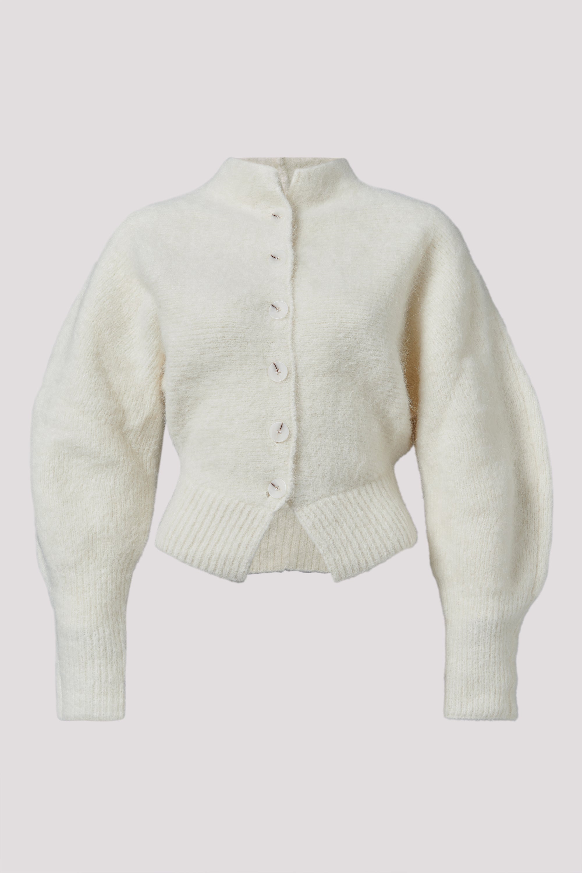 SIR. White Lise Alpaca Cardigan