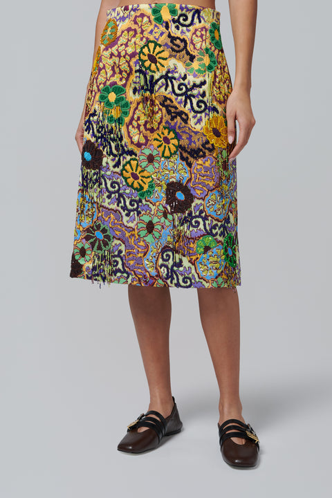 Floral Joanna Embellished Skirt