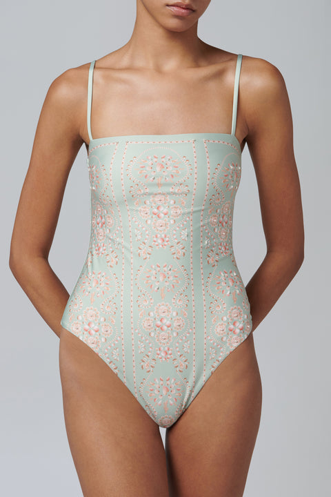Green Durazno Playa Swimsuit