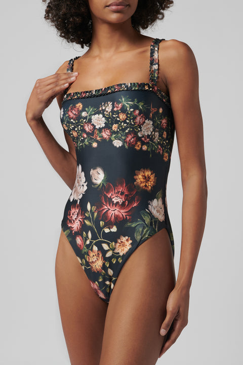 Limón Floral-Print Swimsuit