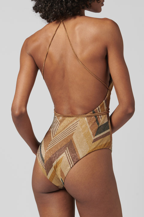 Multicoloured Uchi Swimsuit