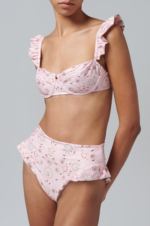 Pink Jengibre Playa Bikini Bottom
