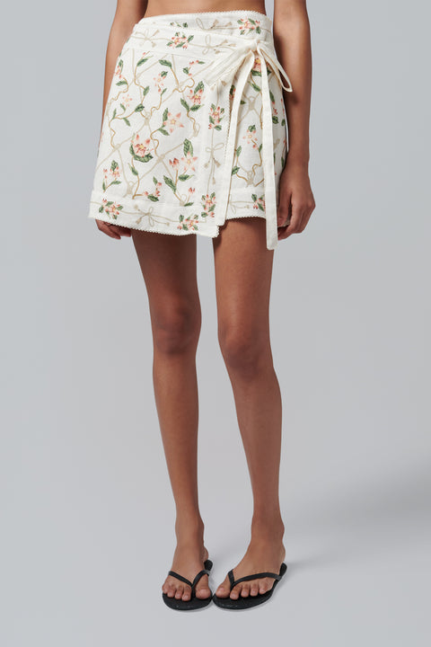 White Luna Navegante Mini Skirt